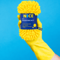 Microfibre Mitt, Blue, image 1