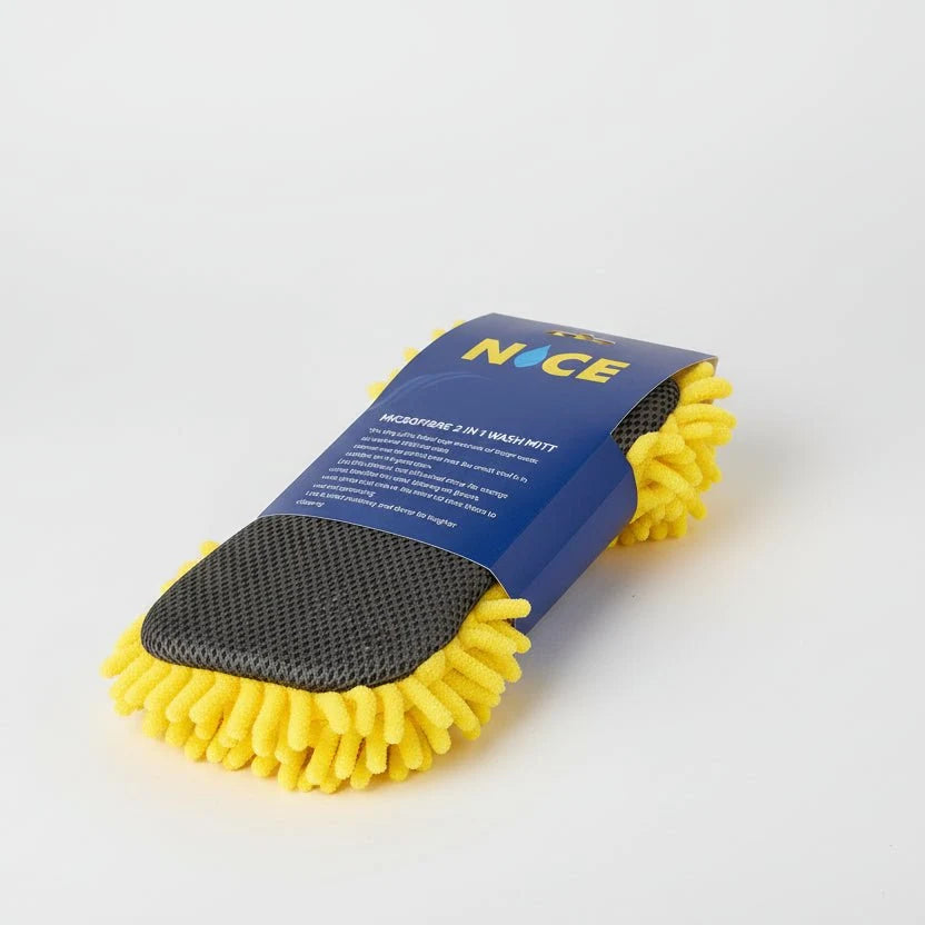 Microfibre Mitt, Blue, image 2